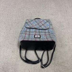 Plaid Gray and Black Women's Backpack